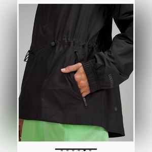 Lululemon Cinch Waist 1/4 Zip Running Jacket~size 8